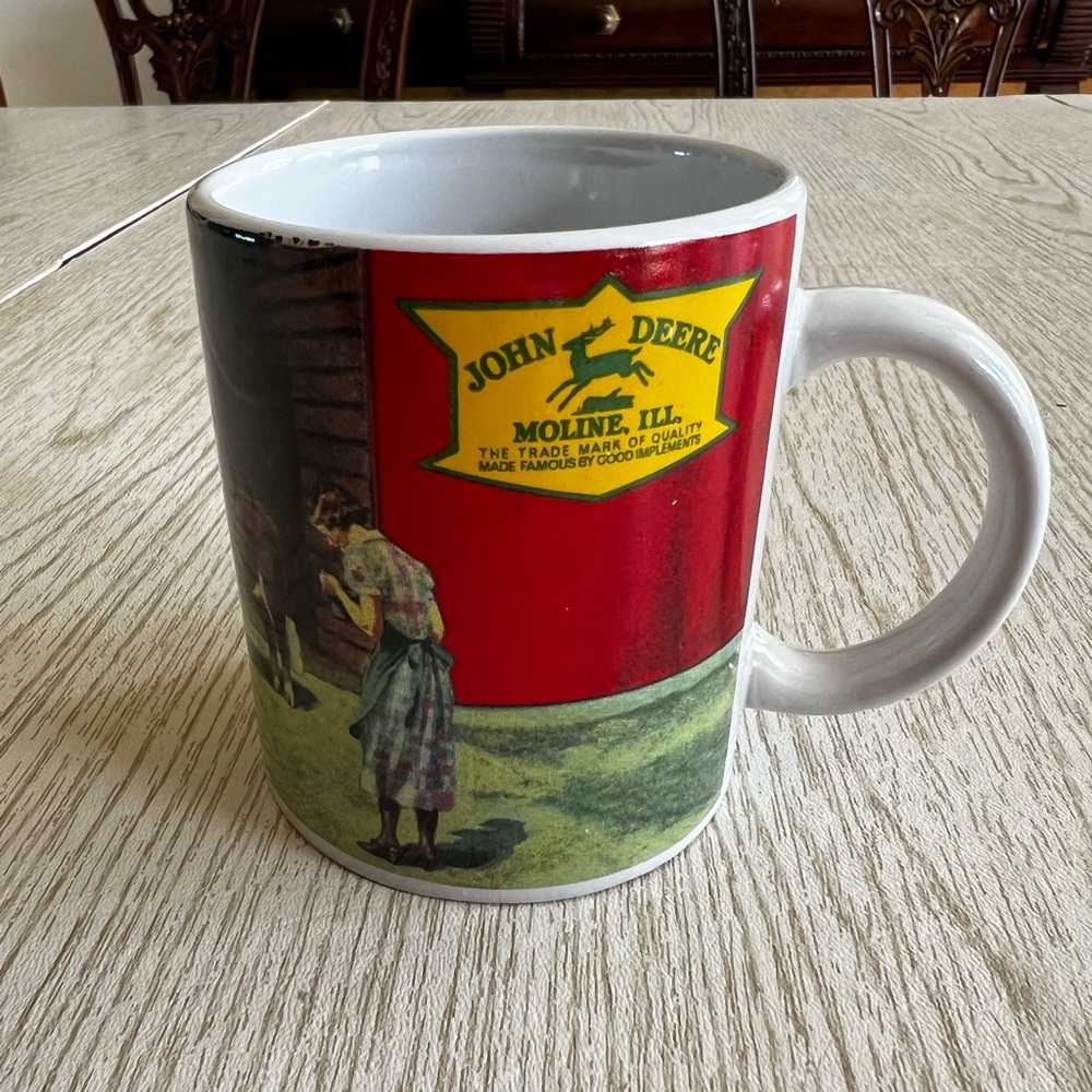 EUC John Deere Ceramic Mug